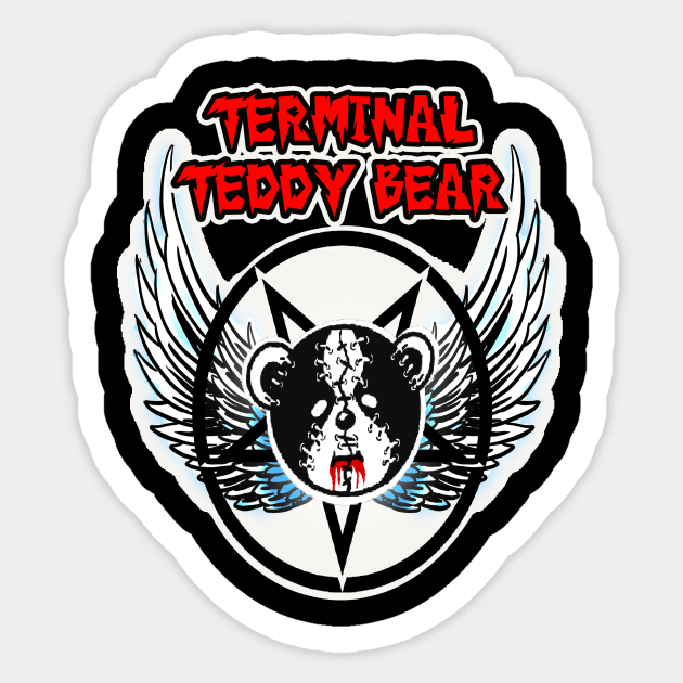 Terminal Teddy Bear Sticker by Biomek